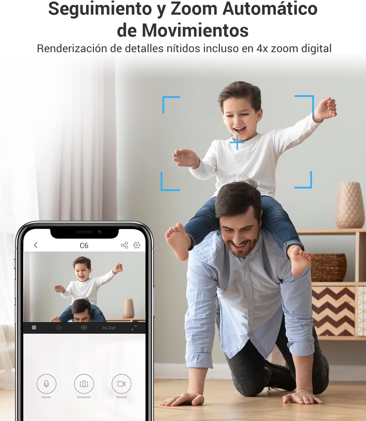 Cámara De Seguridad Ezviz C6 Wifi 2k+ 4mp