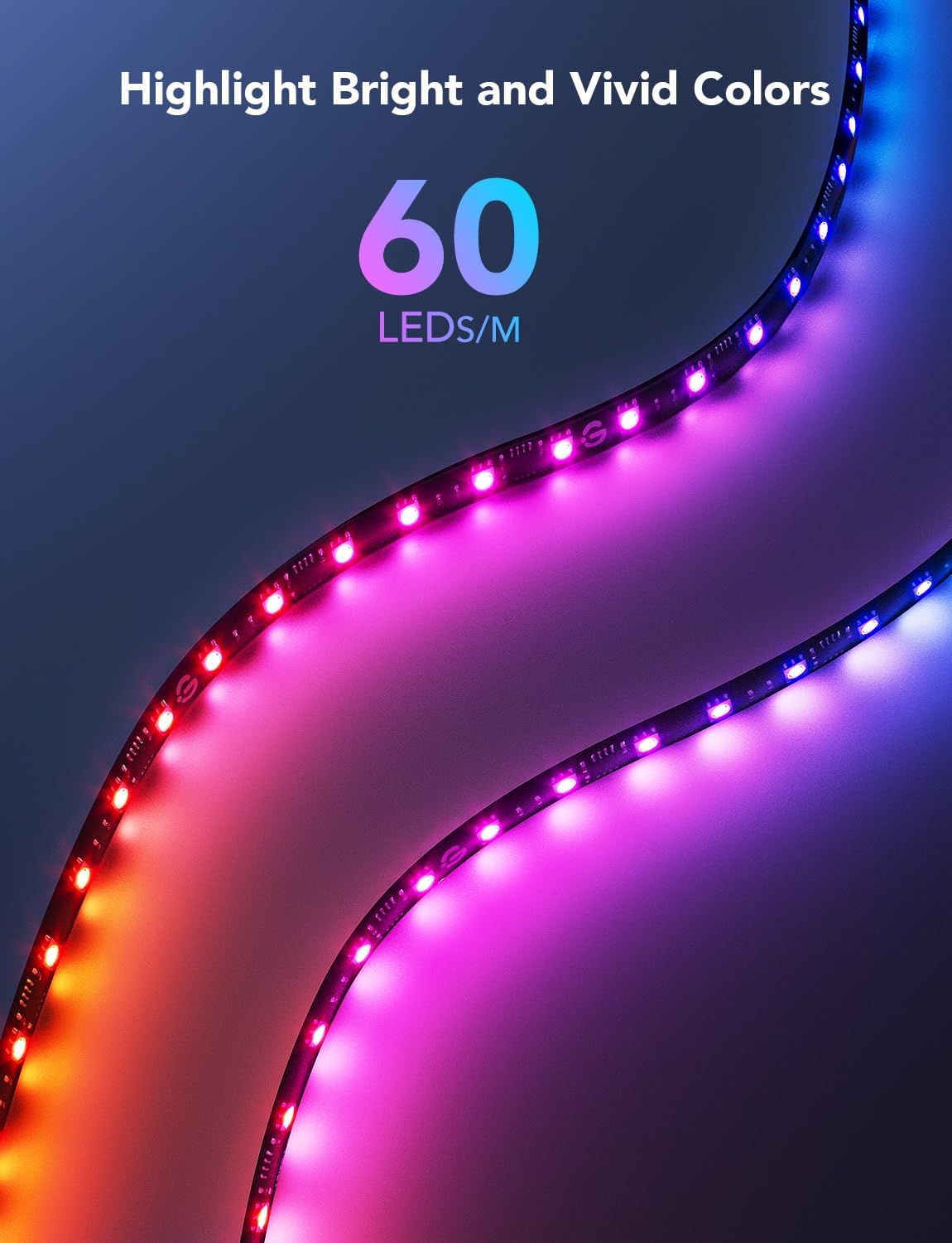 Tira led inteligente para monitores de 27-34" Govee G1