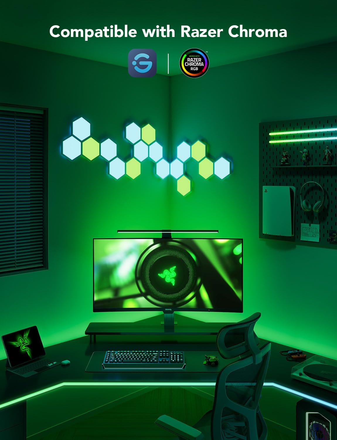 Tira led inteligente para monitores de 27-34" Govee G1