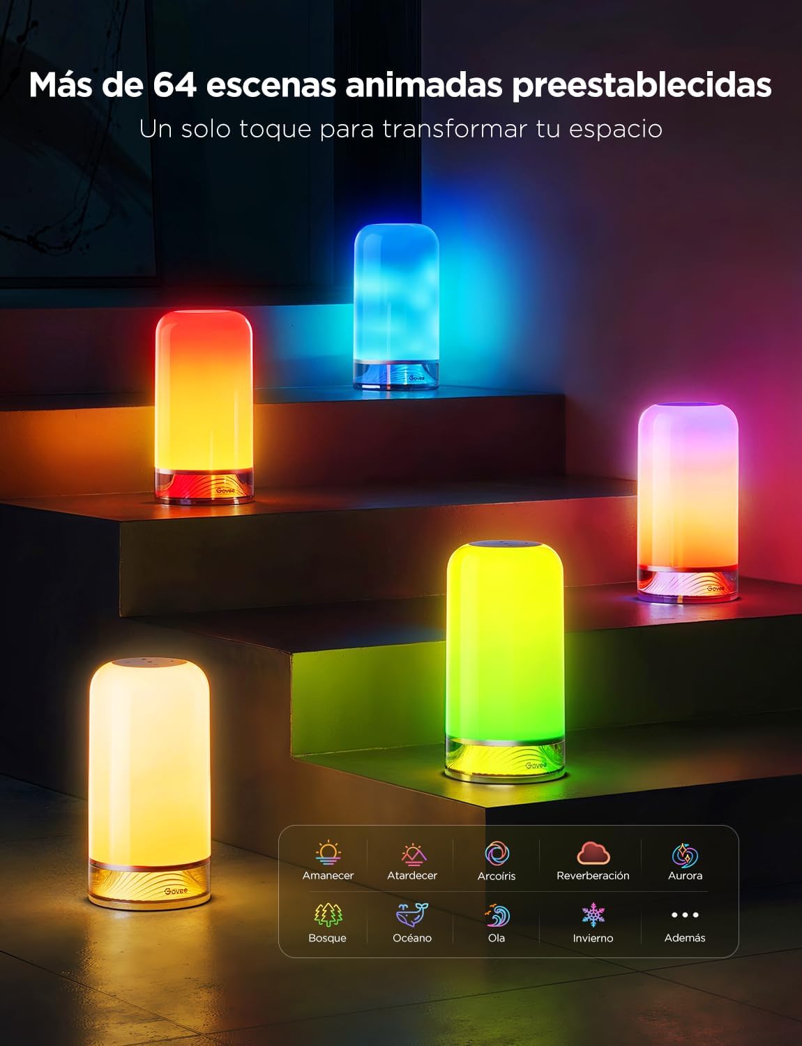 Lámpara de mesa 2 inteligente Govee RGBIC