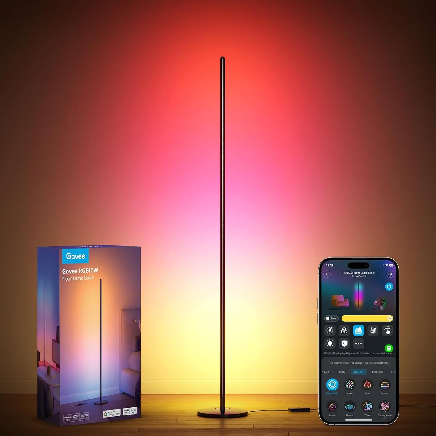 Lampara de pie Led inteligente GOVEE RGBIC