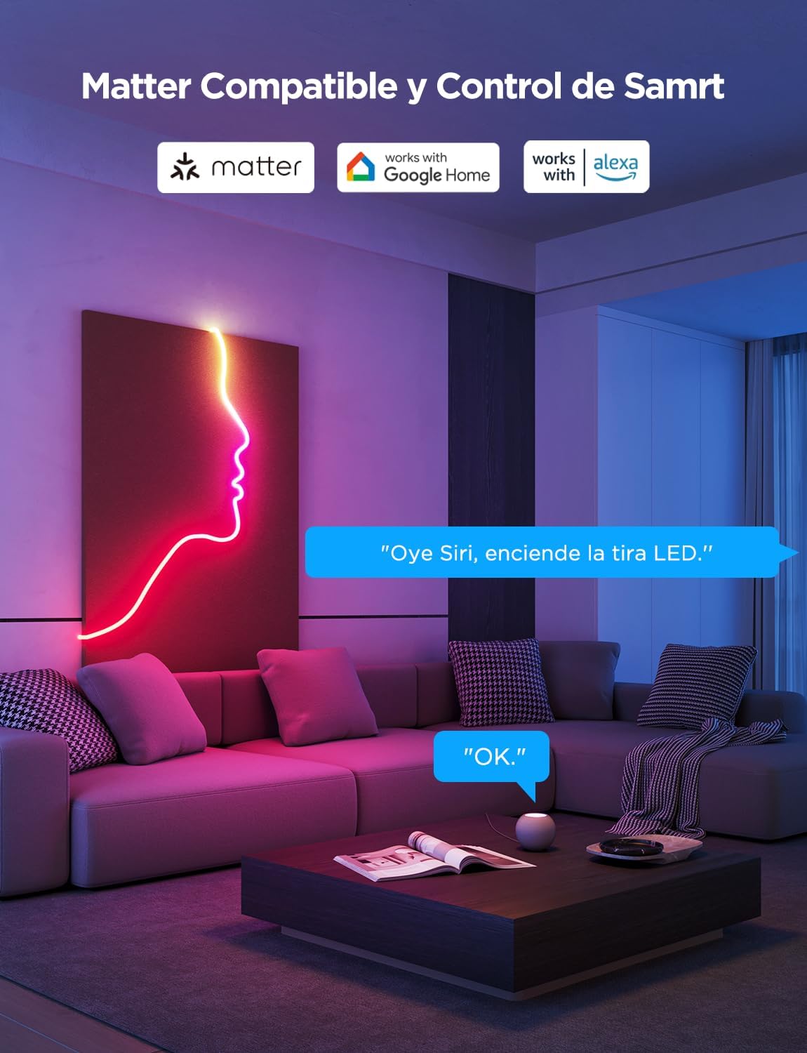 Tira de luces Led Estilo Neon Govee Rope 2