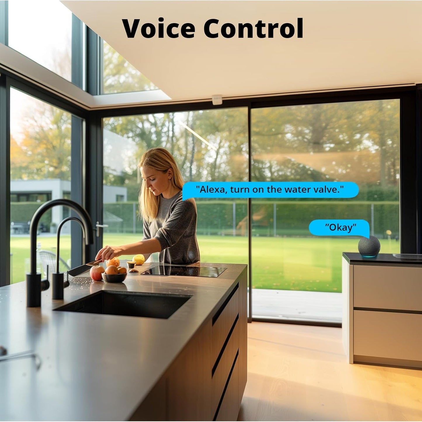 Válvula de agua Inteligente Zigbee Sonoff SWV-BSP