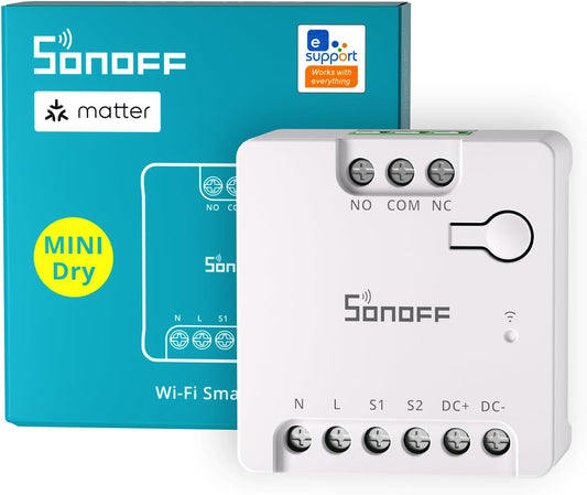 Interruptor inteligente Sonoff  de contacto seco Wi-Fi MINI-D