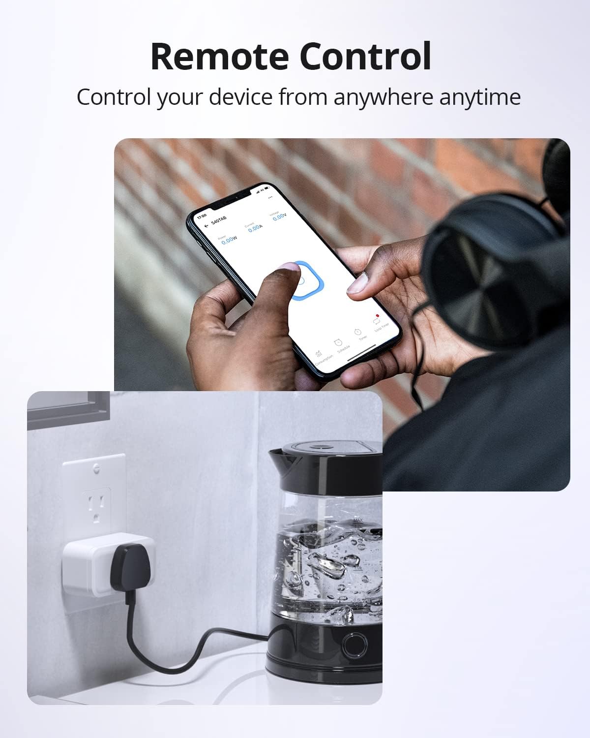 Enchufe inteligente Sonoff S40TPB Lite Wifi