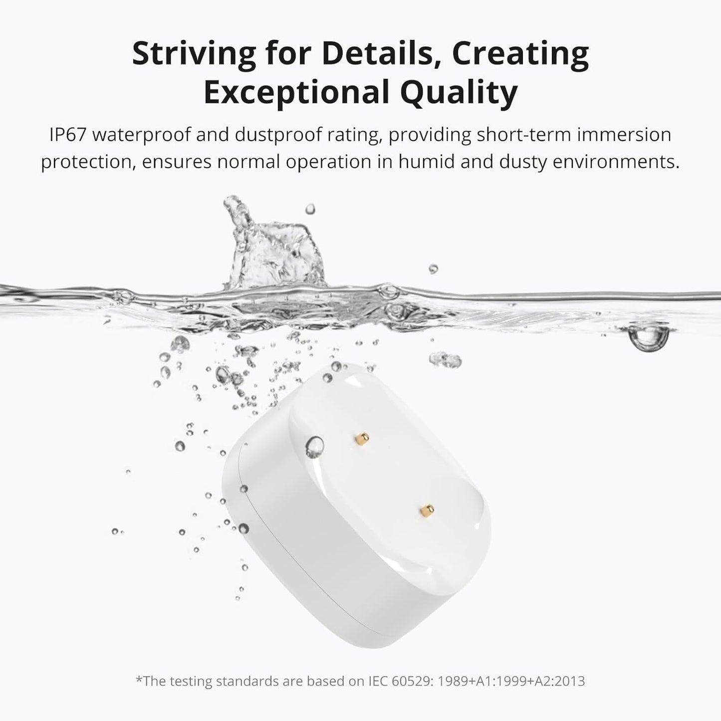 Sensor de fugas de agua Sonoff SNZB-05P Zigbee