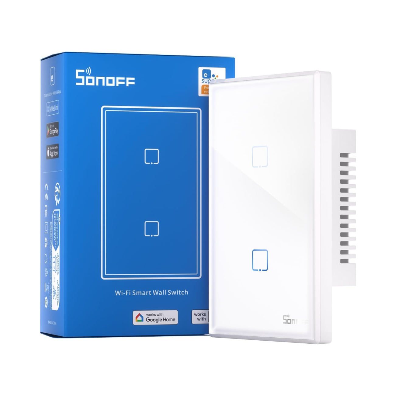 Interruptor de pared Inteligente Sonoff T2