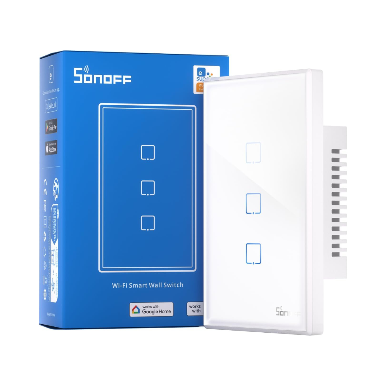 Interruptor de pared Inteligente Sonoff T2