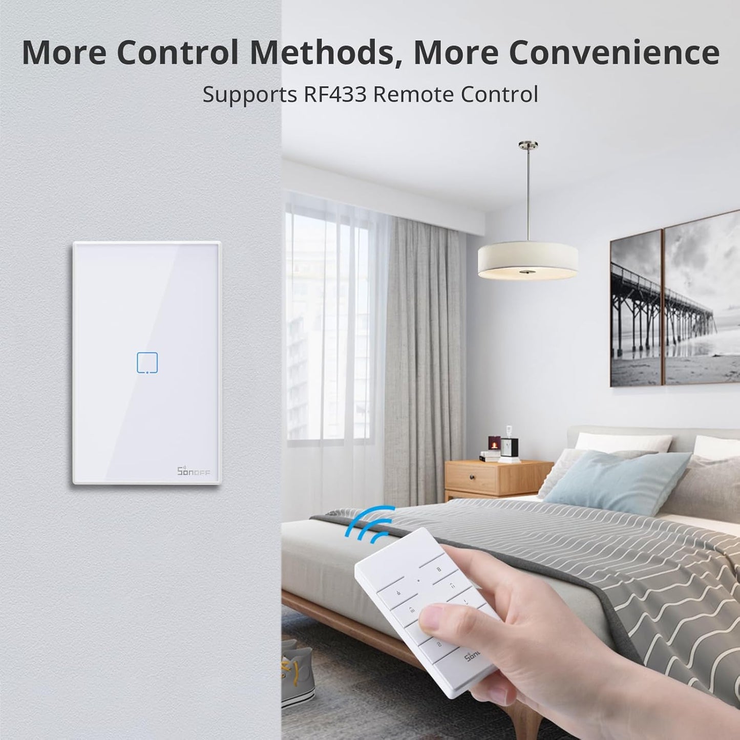 Interruptor de pared Inteligente Sonoff T2