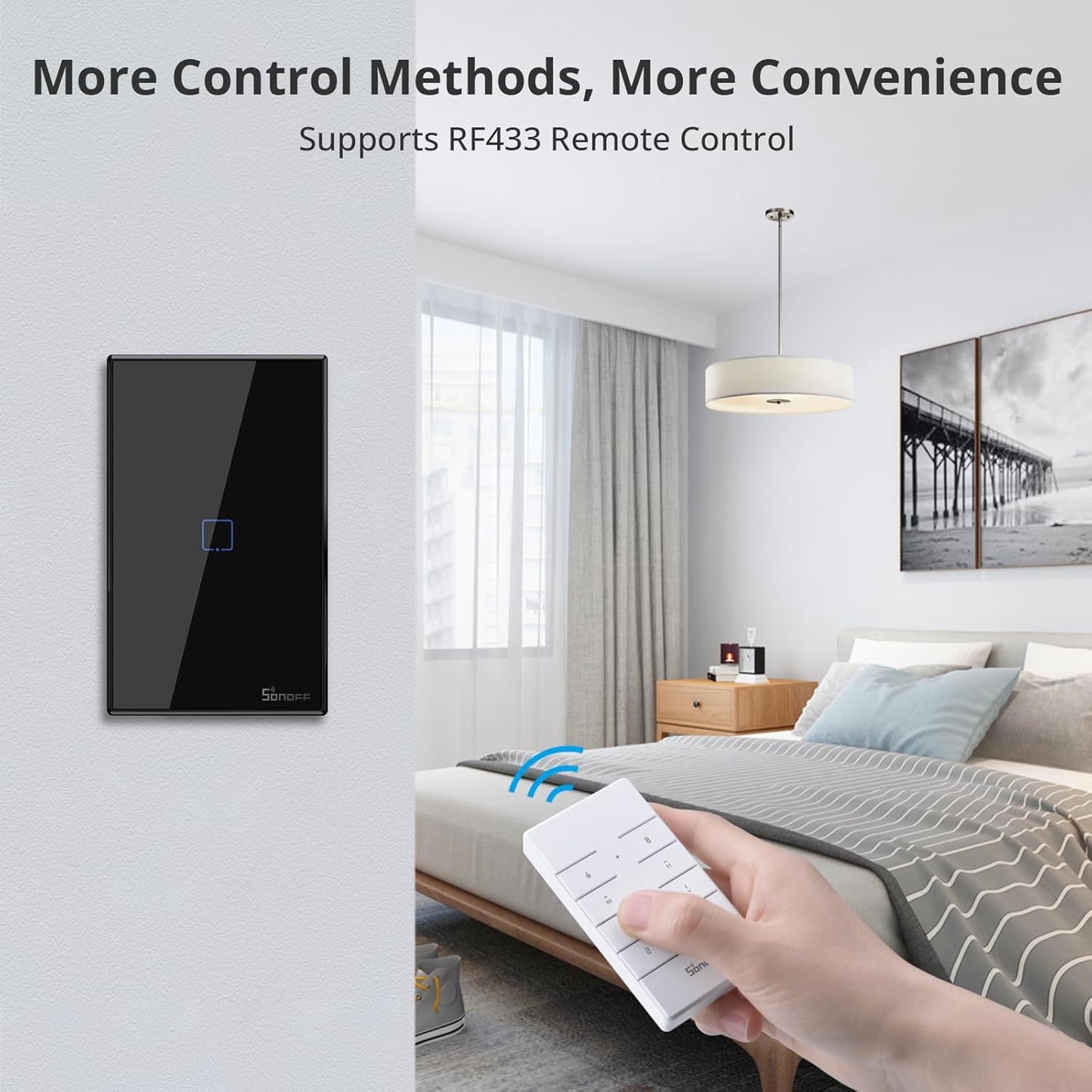 Interruptor de Pared Inteligente Sonoff T3