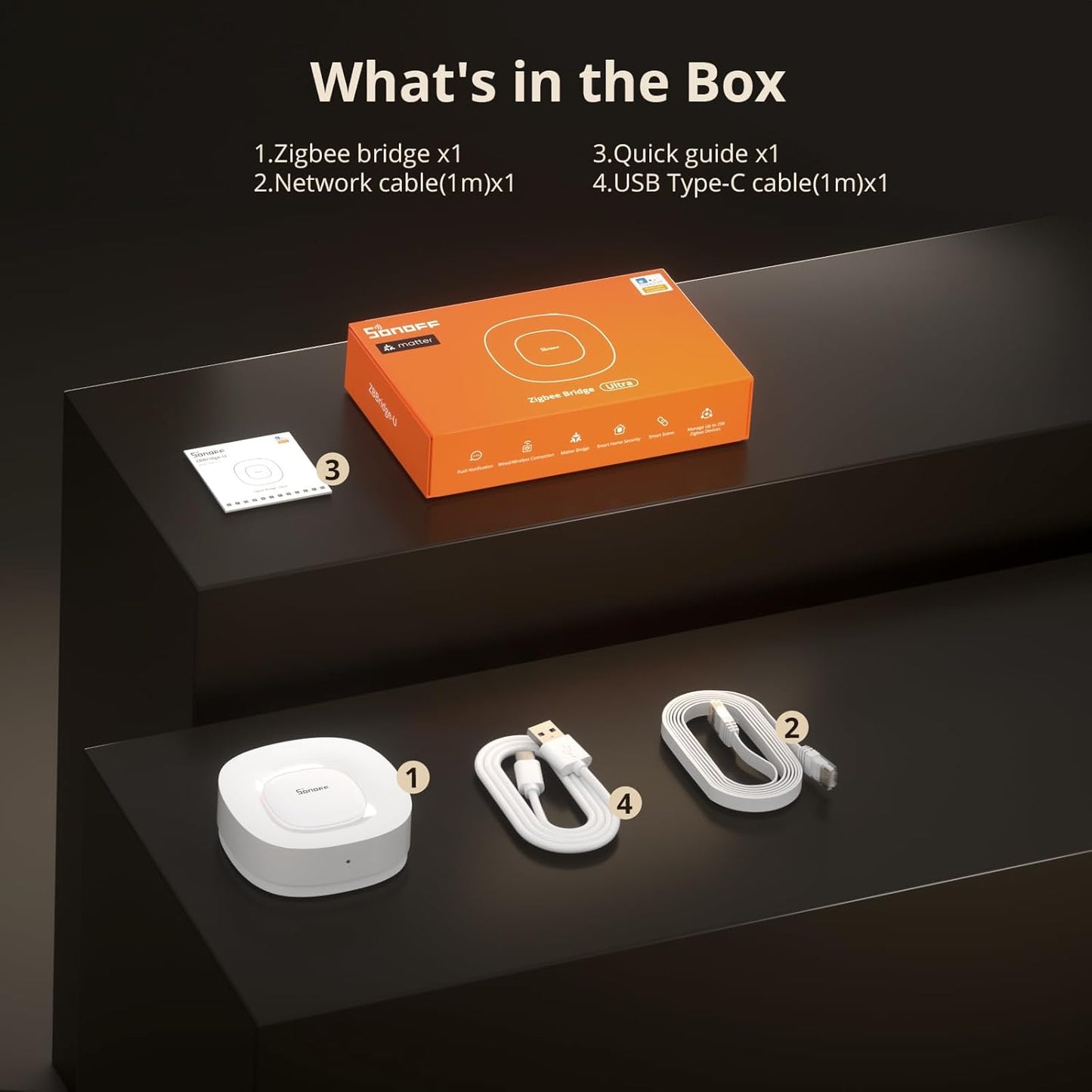 Hub inteligente Zigbee Bridge Ultra Sonoff Matter