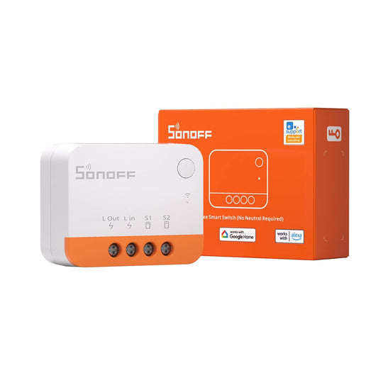 Interruptor inteligente Zigbee Sonoff ZBMINIL2 sin neutro
