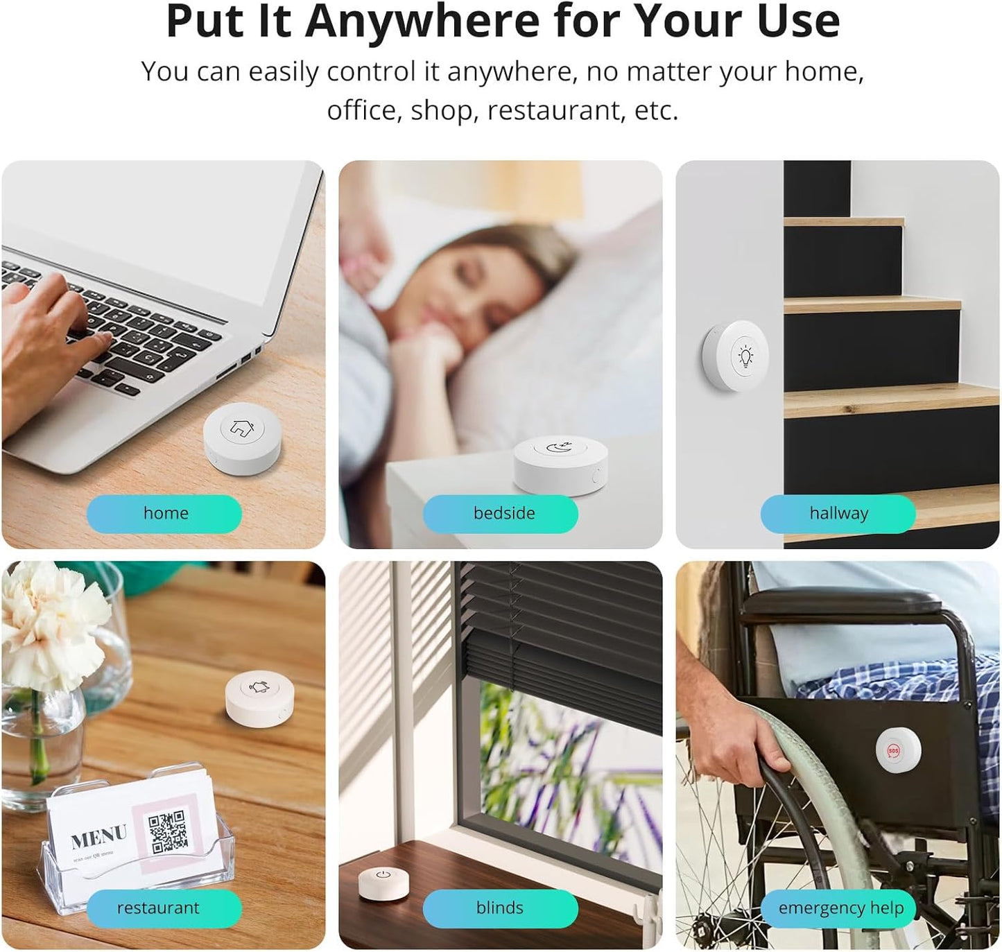 Botón inalámbrico SONOFF Zigbee SNZB-01P