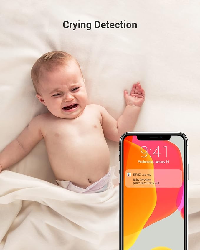 Monitor Para Bebés Ezviz BM1 Inalámbrico Wifi 1080p