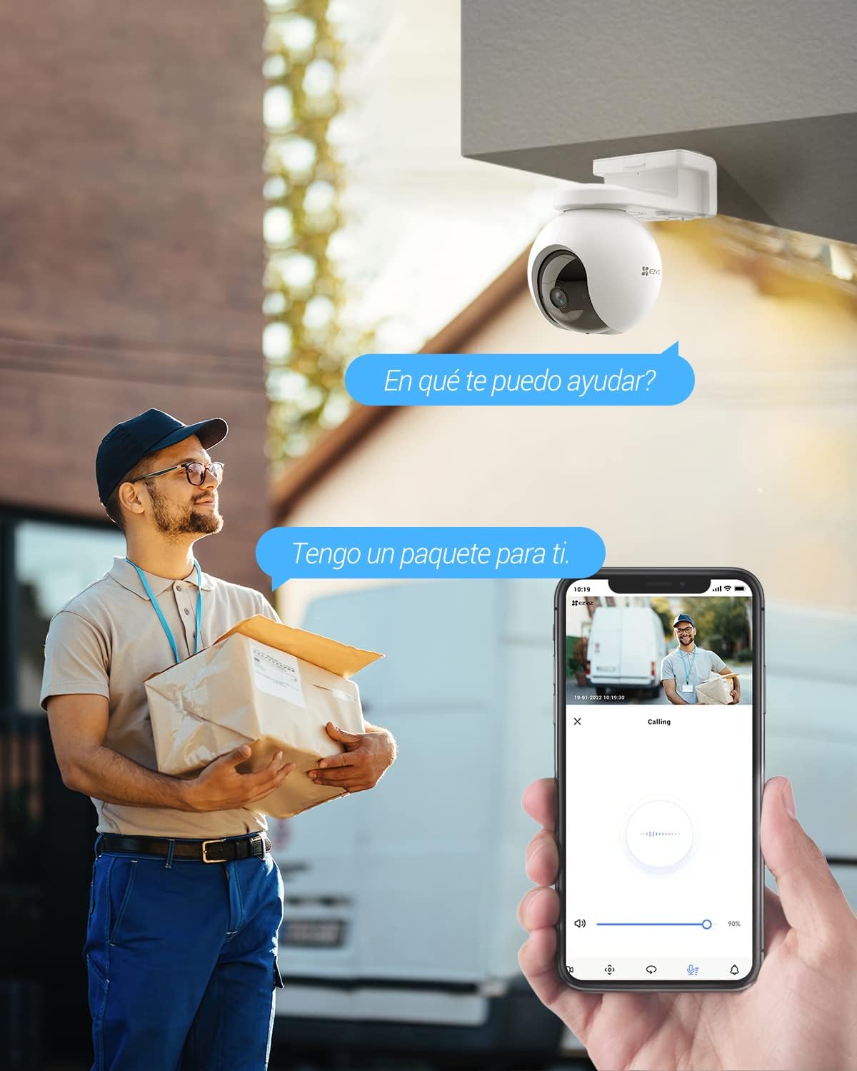 Cámara de Seguridad Ezviz CB8 Wifi 2K 3mp