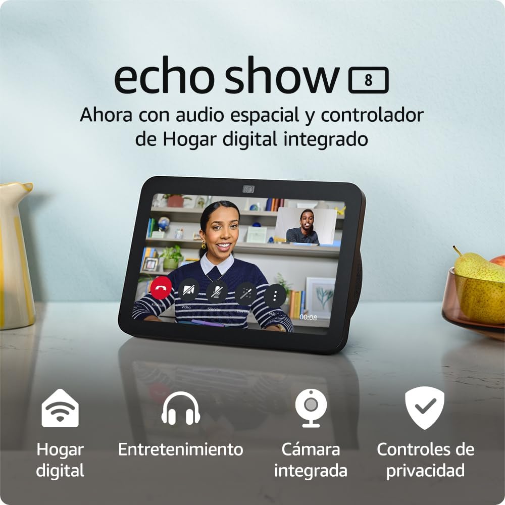 Parlante Inteligente Echo Show 8 3ra Gen Alexa