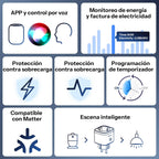 Enchufe inteligente Sonoff iPlug Gen2 S61s Type F Matter Wifi