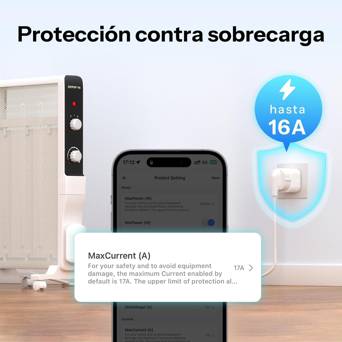 Enchufe inteligente Sonoff iPlug Gen2 S61s Type F Matter Wifi