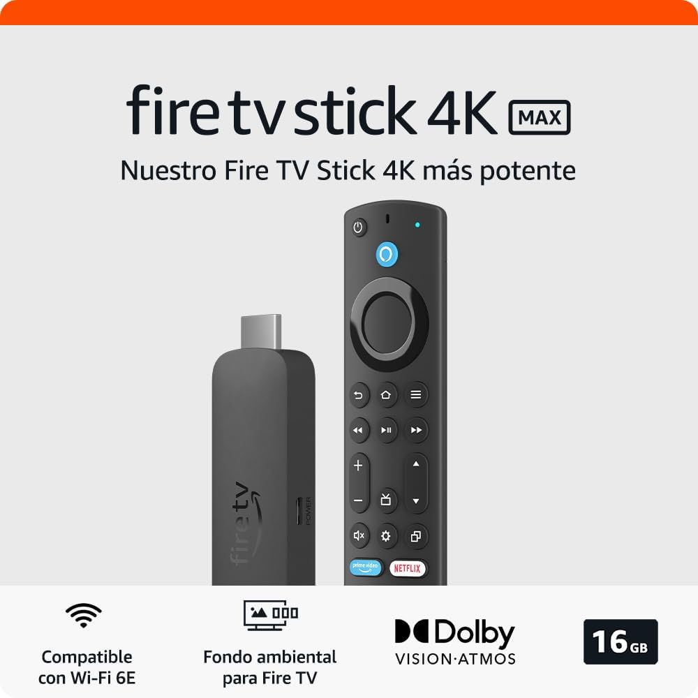 Convertidor A Smart Tv Amazon Fire Tv Stick 4k Max Alexa 2da Gen