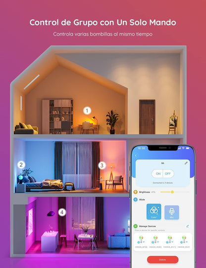 Foco inteligente Govee RGBWW 800 Lumenes