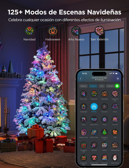 Luces de Navidad inteligentes Govee de 20 metros