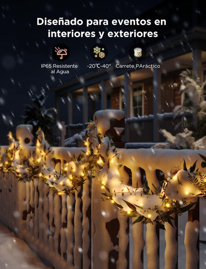 Luces de Navidad inteligentes Govee de 20 metros
