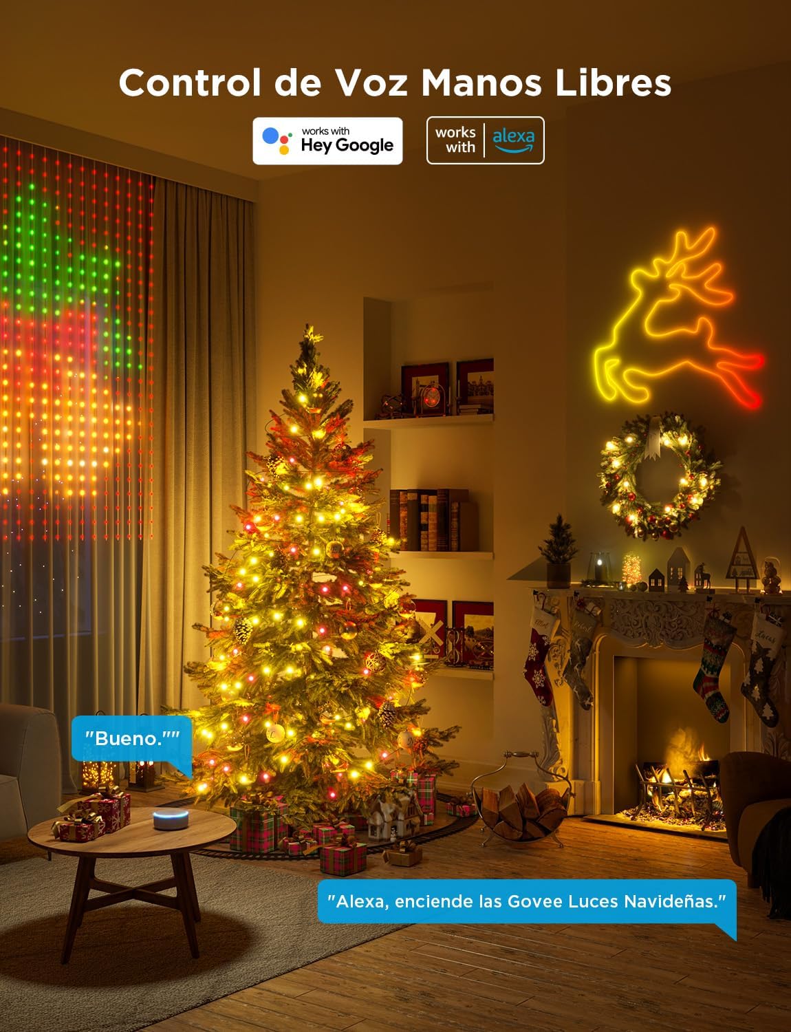 Luces de Navidad inteligentes Govee de 20 metros
