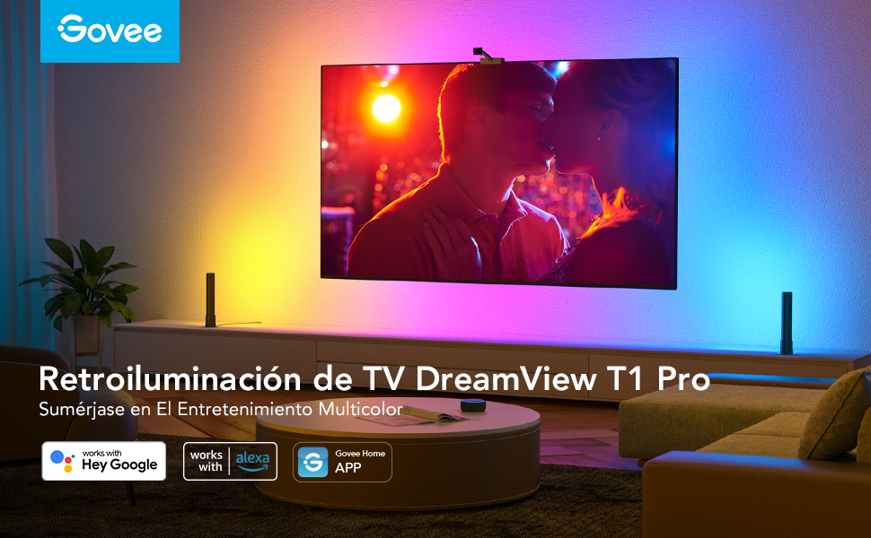 Govee Immersion DreamView T1 Retroiluminación LED para TV