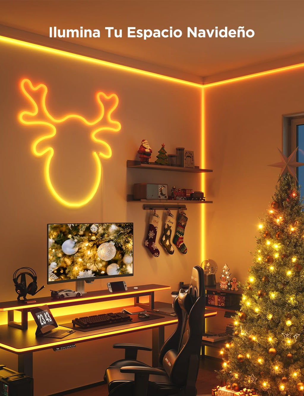 Tira led estilo Neon Govee para esquinas