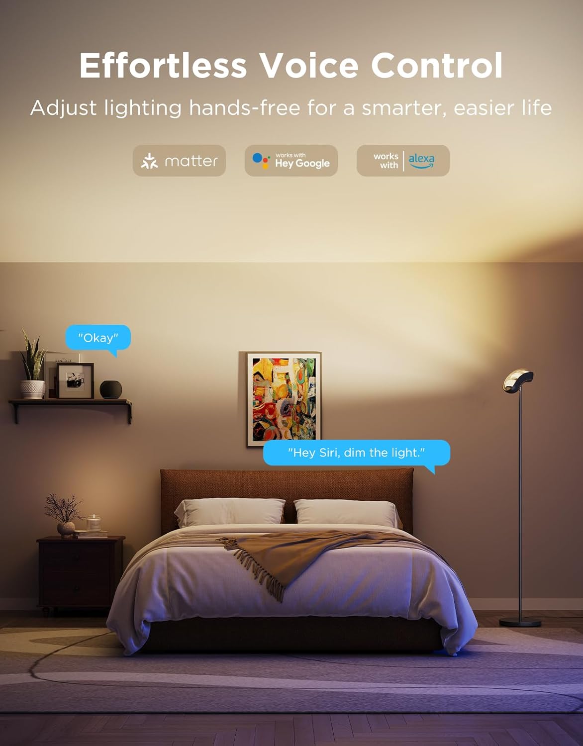 Govee Torchiere Lámpara de pie