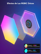 Paneles De Luz Hexagonales Rgbic Govee - Paquete De 10