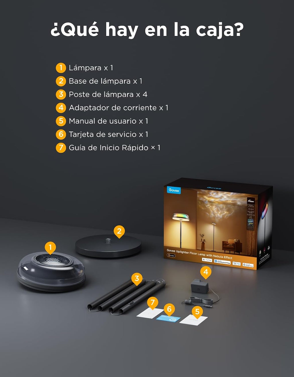 Lampara de pie inteligente Govee Uplighter
