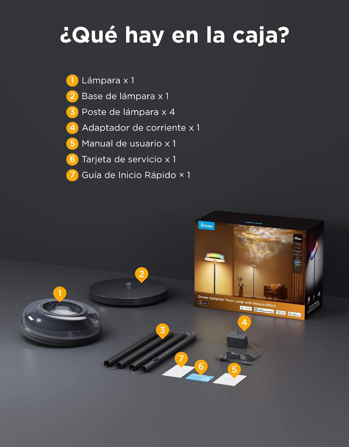 Lampara de pie inteligente Govee Uplighter
