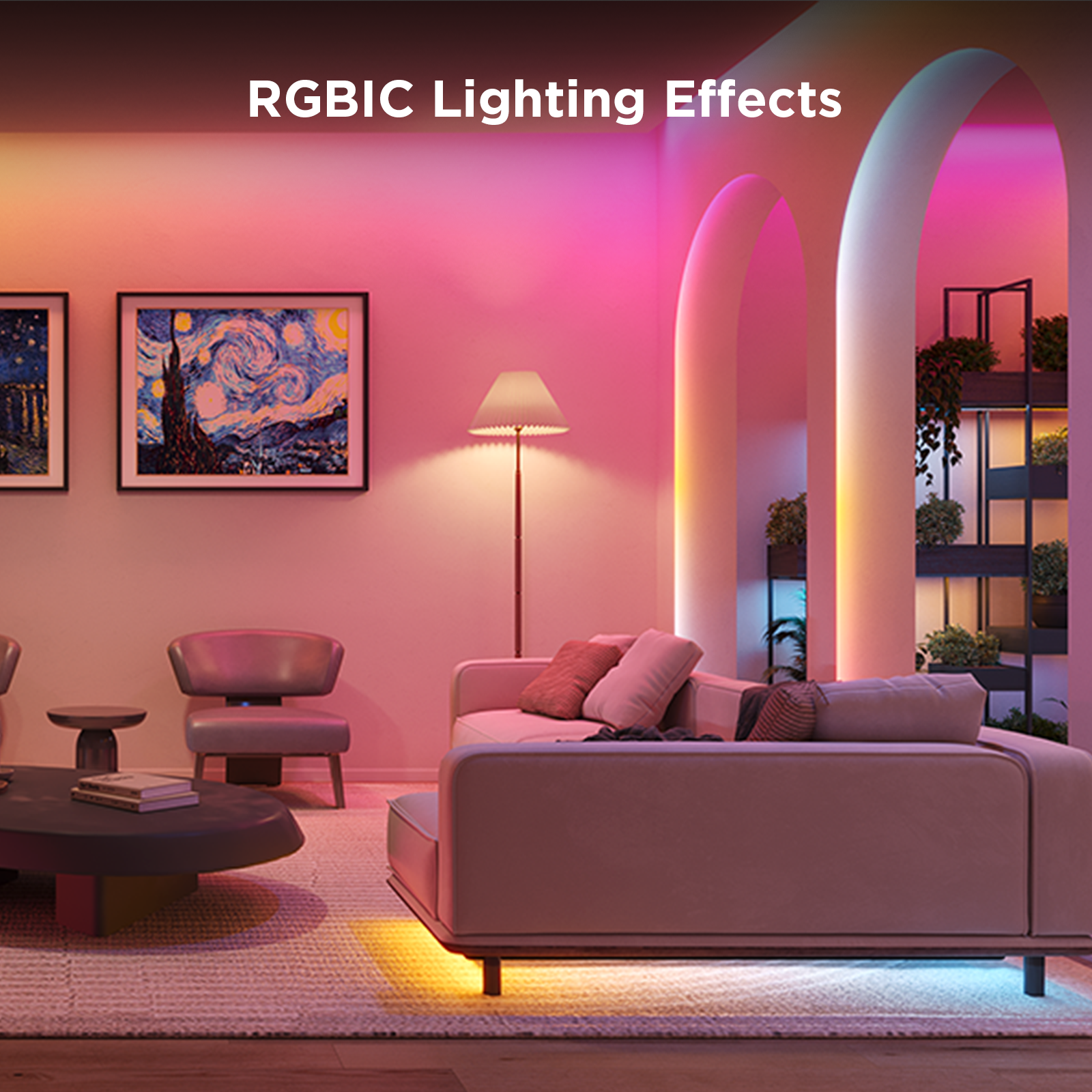 Tira de Luces Led Govee RGBIC S con revestimiento protector | Matter