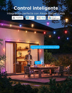 Guirnalda de luces transparentes Govee RGBWIC