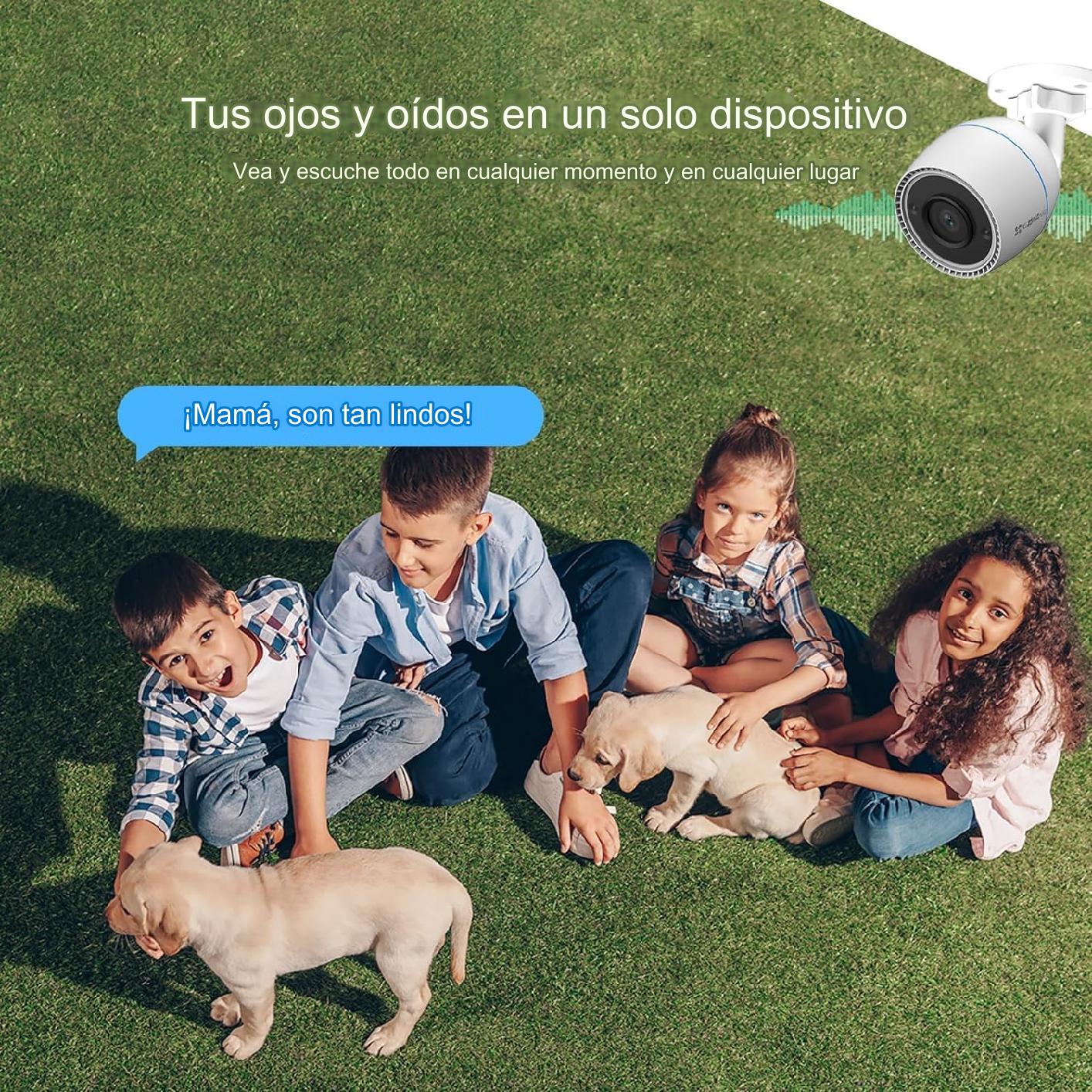 Cámara De Seguridad Ezviz H3c Color Wifi 1080p 3mp