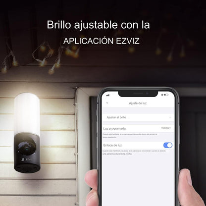 Cámara De Seguridad Exterior Con Lampara Ezviz LC3 2k 4mp