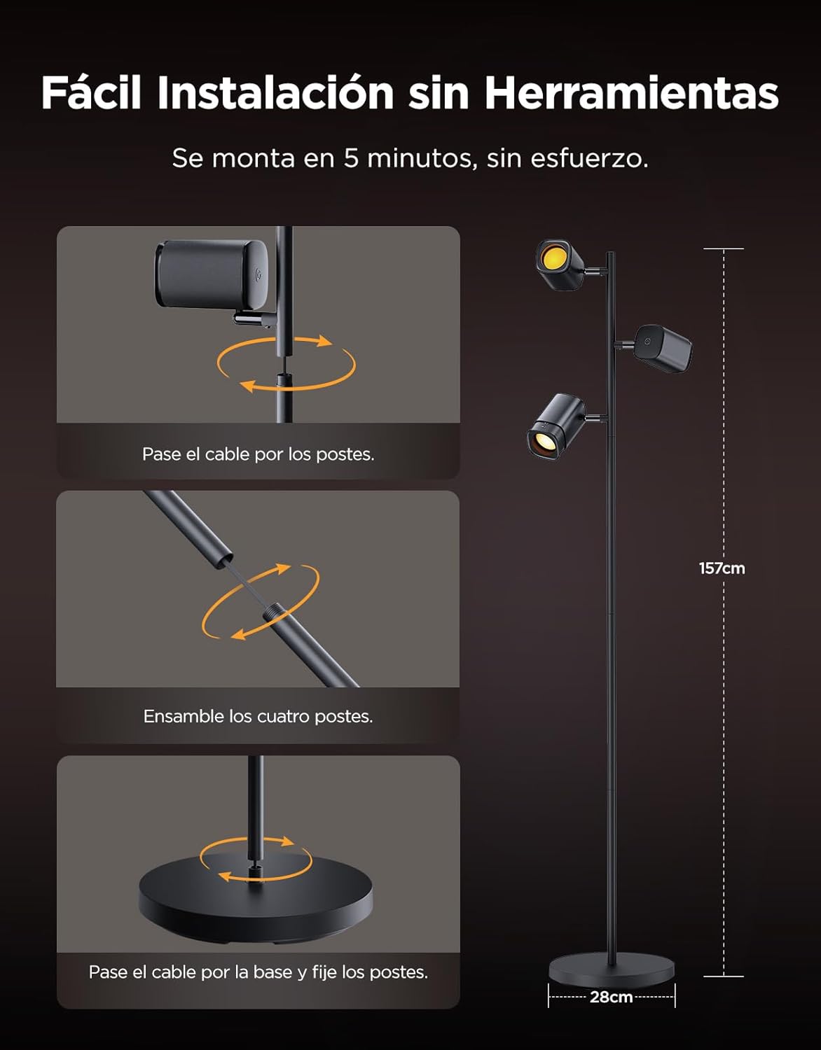 Lámpara de Pie Inteligente Govee Árbol