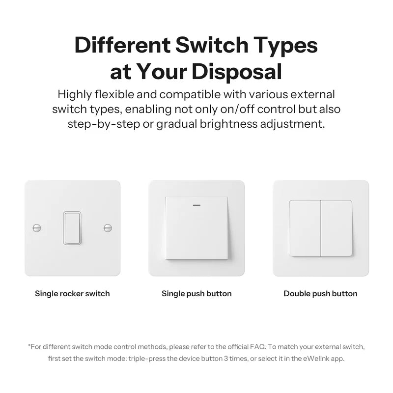 Interruptor Dimmer Zigbee SONOFF MINI-ZBDIM | Atenuador Inteligente
