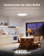 Plafón led inteligente redondo PRO Govee RGBIC