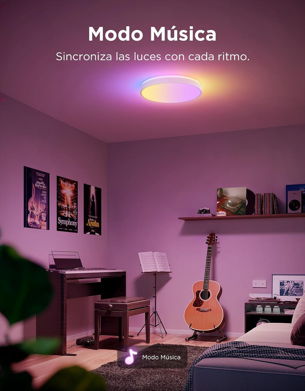 Plafón led inteligente redondo PRO Govee RGBIC