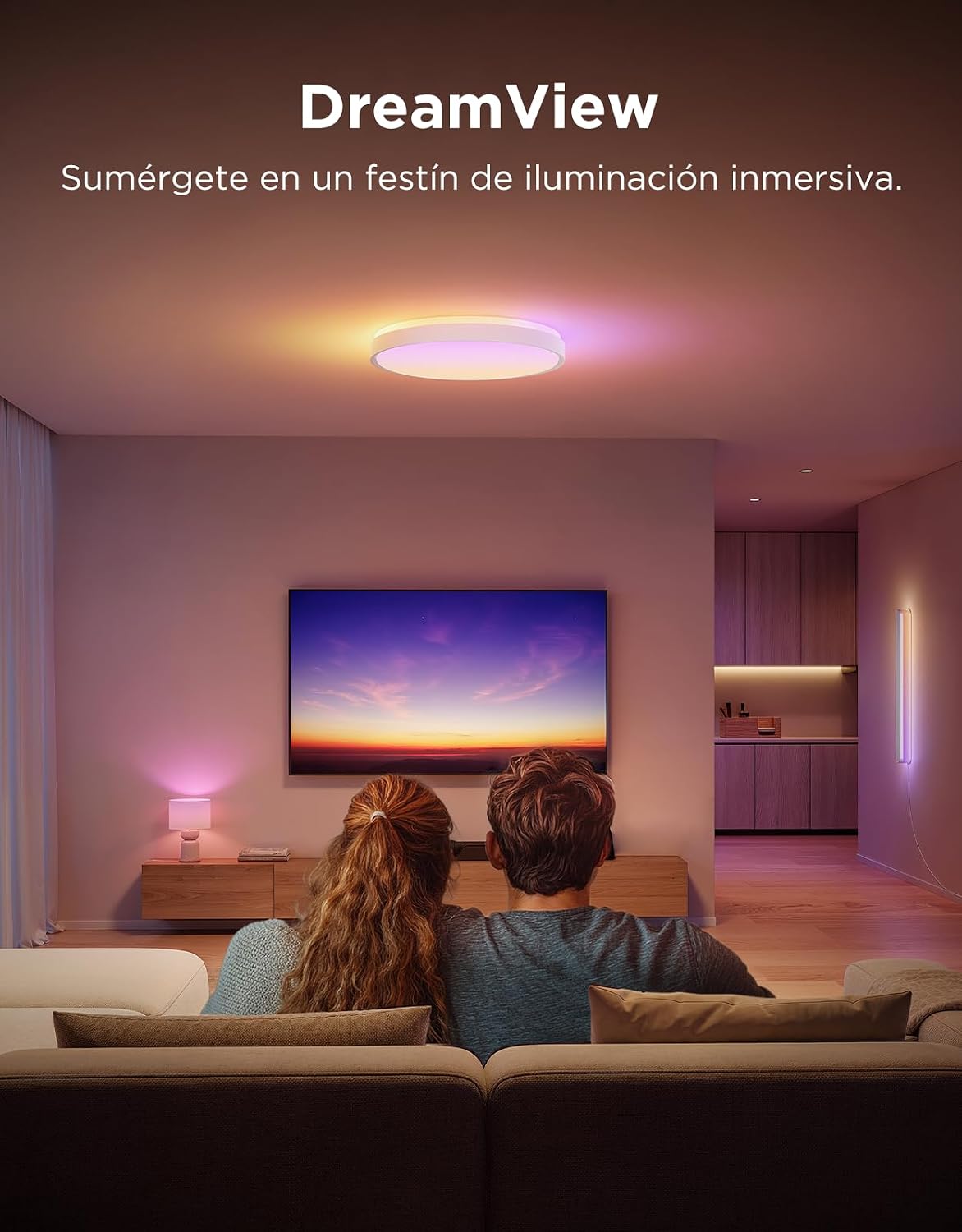 Plafón led inteligente redondo PRO Govee RGBIC