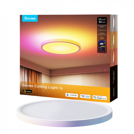 Plafón led inteligente redondo 1S Govee RGBIC