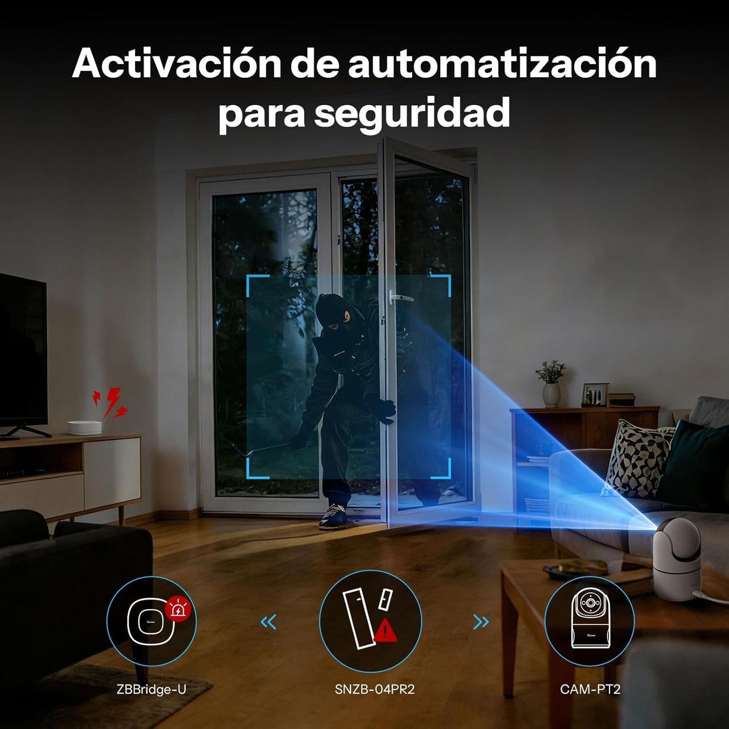 Sensor de Puerta Zigbee SONOFF SenseGuard DW Gen2