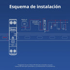 Interruptor inteligente SONOFF Basic para riel DIN con Matter vía WiFi | BASIC-1GSP