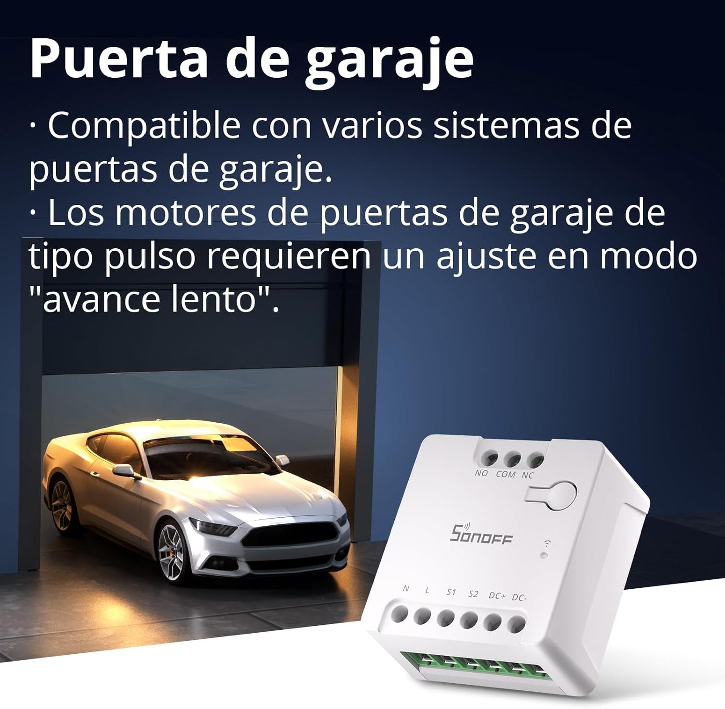 Interruptor inteligente Sonoff  de contacto seco Wi-Fi MINI-D