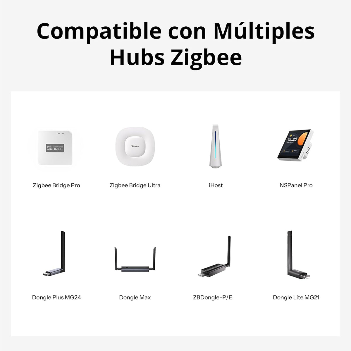 Interruptor Inteligente Zigbee SONOFF MINI DUO-L de 2 Canales | MINI-ZB2GS-L