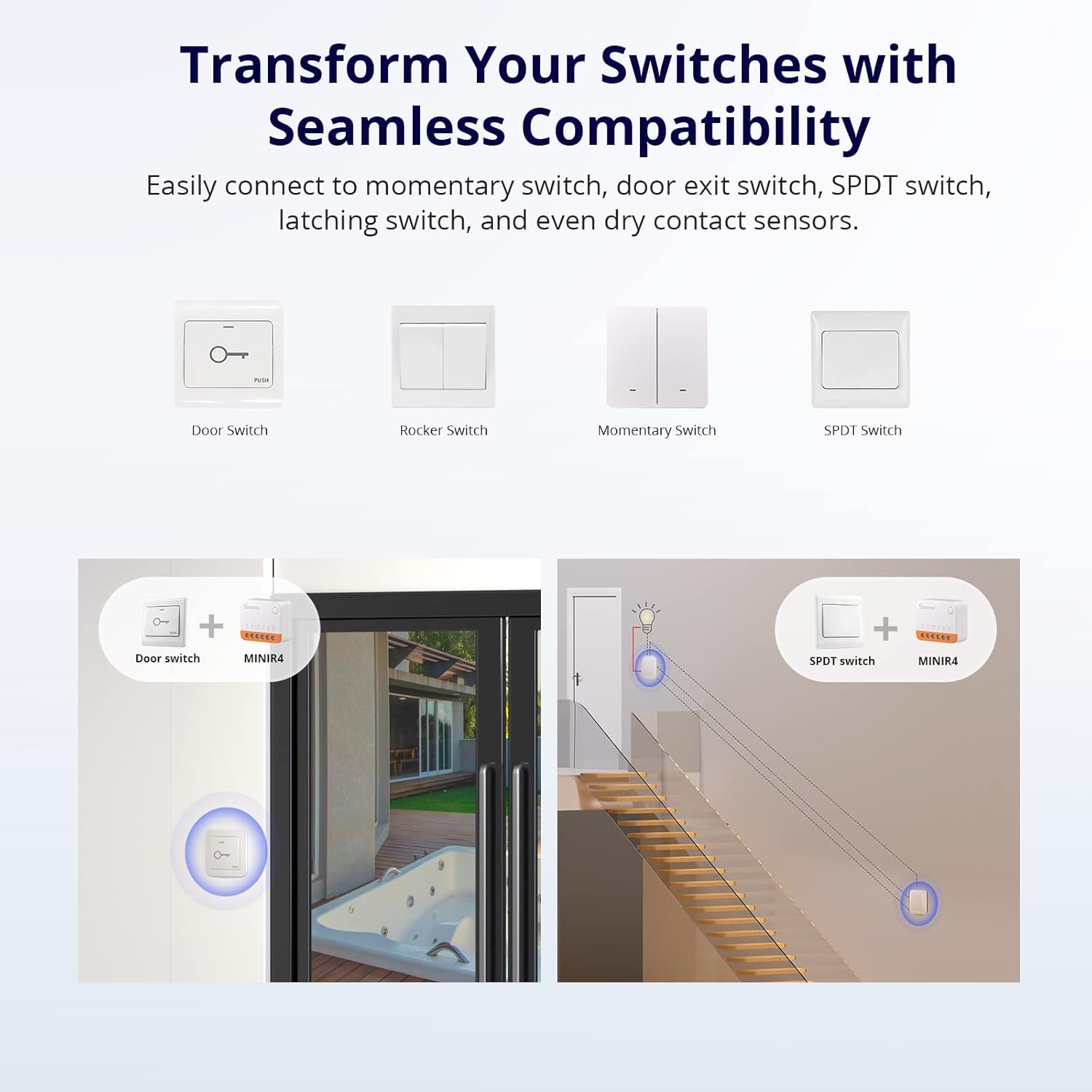 Mini Interruptor inteligente Sonoff MINIR4 Wifi