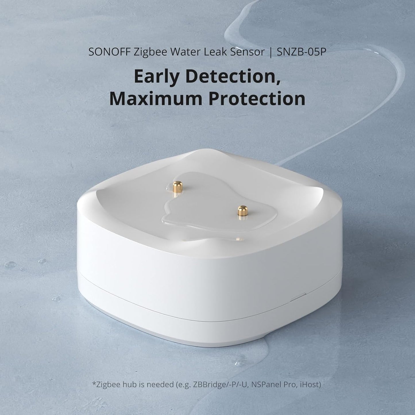 Sensor de fugas de agua Sonoff SNZB-05P Zigbee