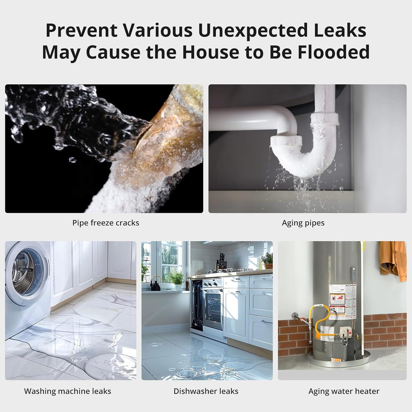 Sensor de fugas de agua Sonoff SNZB-05P Zigbee